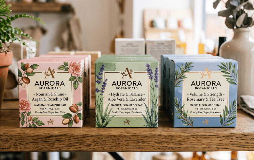 Shampoo boxes